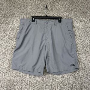The North Face Flashdry Shorts Men's 38 Gray Hiking Camp Outdoor Pockets Stretch